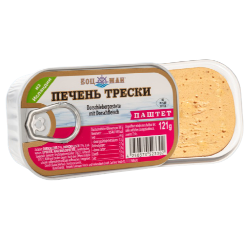 Paté de hígado de bacalao (Bosman, 121G) 12554