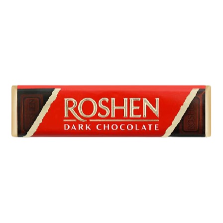 Barrita de chocolate negro Roshen, 43G (12425)