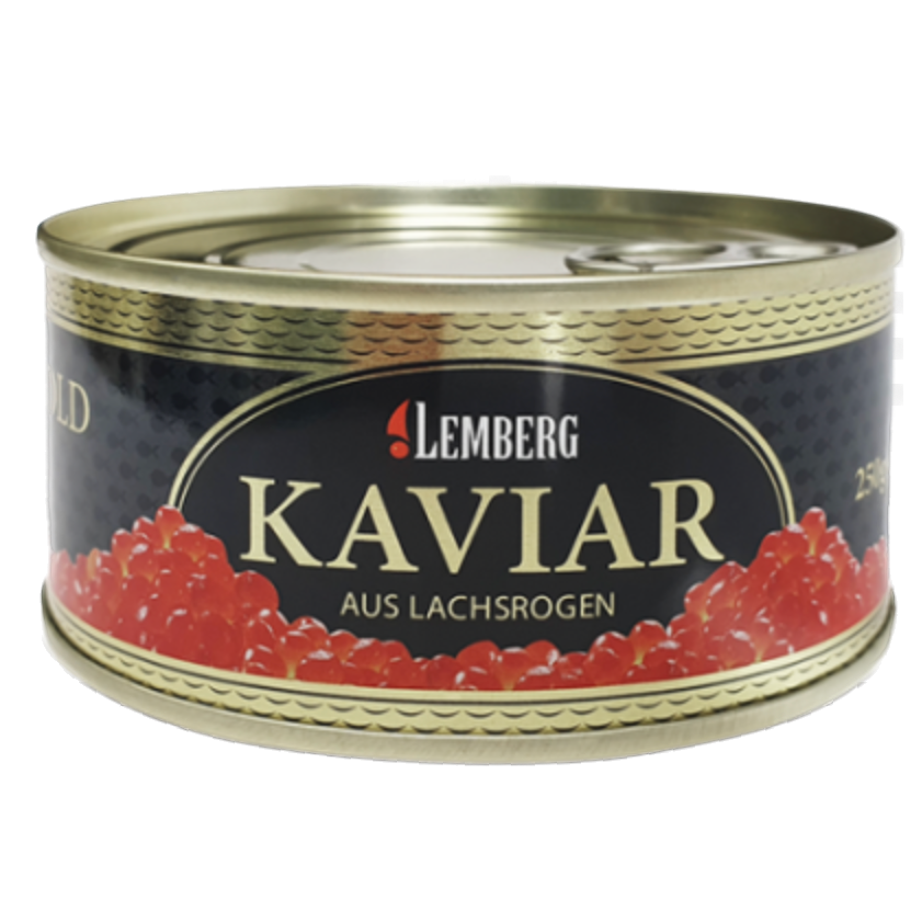 Caviar rojo salmón ALASKA LEMBERG 250G (13831)
