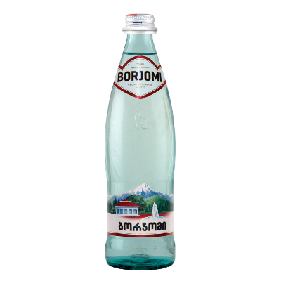 AGUA MINERAL CON GAS “BORJOMI” 0,5L (399)