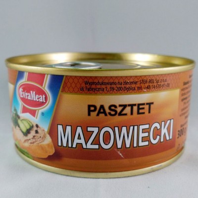 PATE DE POLLO Mazowiecki (EVRAMEAT, 290G)