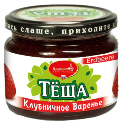 MERMELADA DE FRESA (TESHA, 350G) 318
