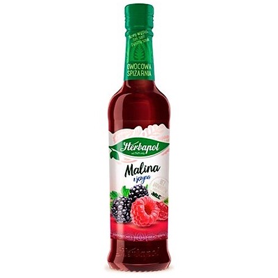 JARABE DE FRAMBUESA CON MORAS HERBAPOL 420Ml