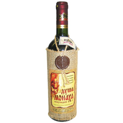 Vino tinto semi-dulce “Alma de Monje” 0,75l
