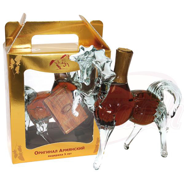 (13037) CABALLO CON BRANDY 40% 0,2L