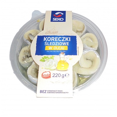 ROLLOS DE ARENQUE EN ACEITE KORECZKI 220G