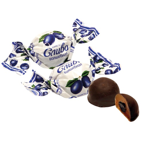 BOMBONES GLASEADOS CON CIRUELA VS 14,50/KG 200G