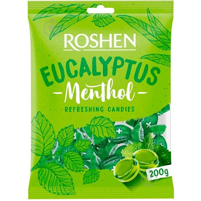 CARAMELOS EUCALIPTO - MENTOL ROSHEN 200G (12511)