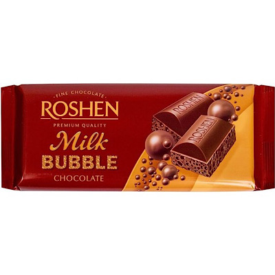 CHOCOLATE MILK BUBBLE ROSHEN, 80G (1811)