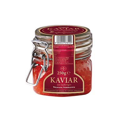 CAVIAR ROJO DE SALMON KETA LEMBERG, 250G (12860)