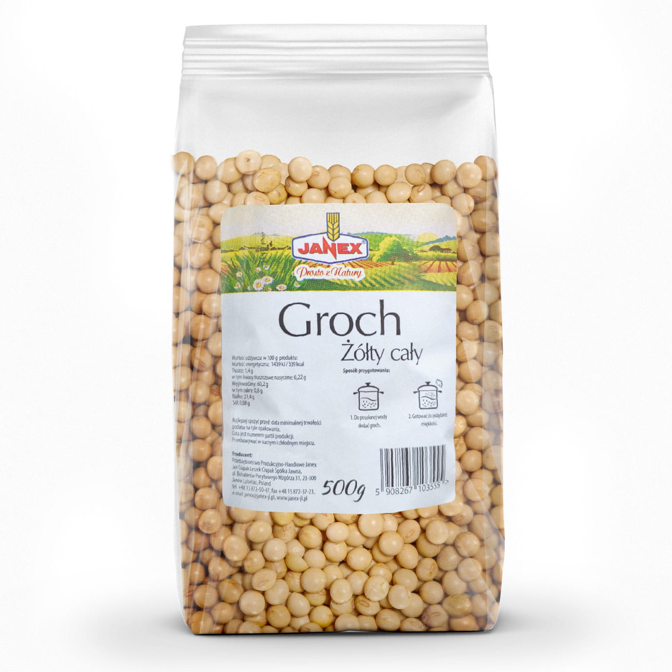 Guisantes interos Janex 500g