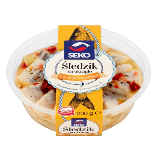 FILETES DE ARENQUE EN ACEITE SLEDZIK SEKO 200G