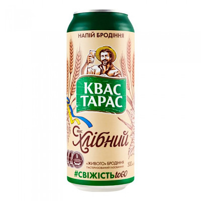 KVAS TARAS KHLEBNIY 0.5L