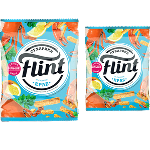 Tostaditos sabor cangrejo Flint 70G