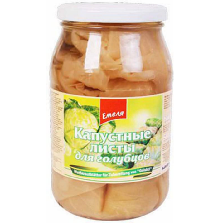 Hojas de repollo marinadas Emelya 900ML