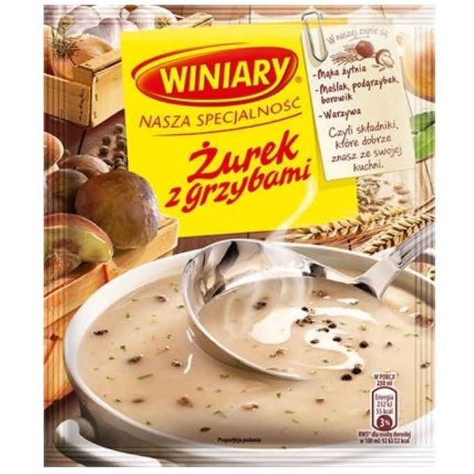 SOPA ZUREK Z GRZYBAMI WINIARY, 49G (590)