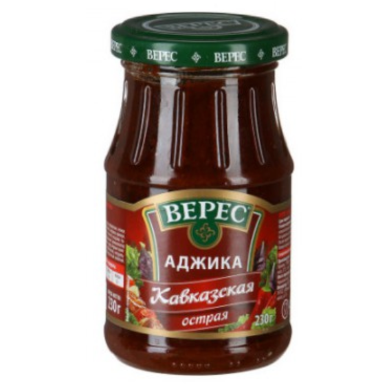 Salsa picante Adzhika Veres 220g (484)