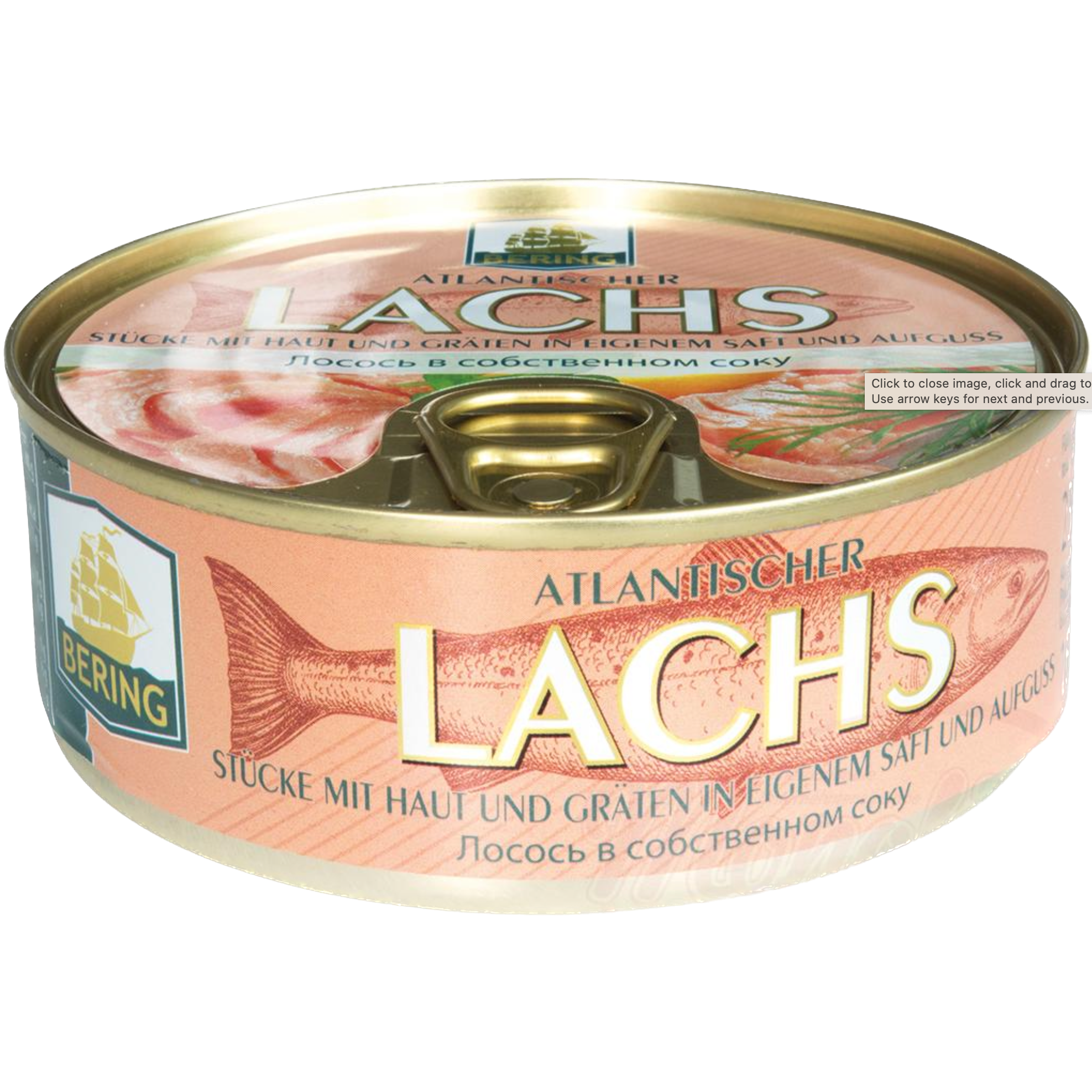 Salmon en su jugo Bering 230g