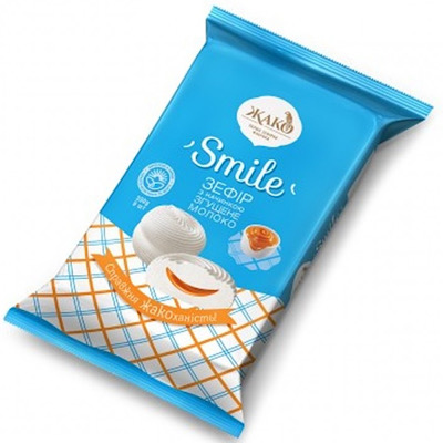 Zefir relleno dulce de leche Zhako 300g