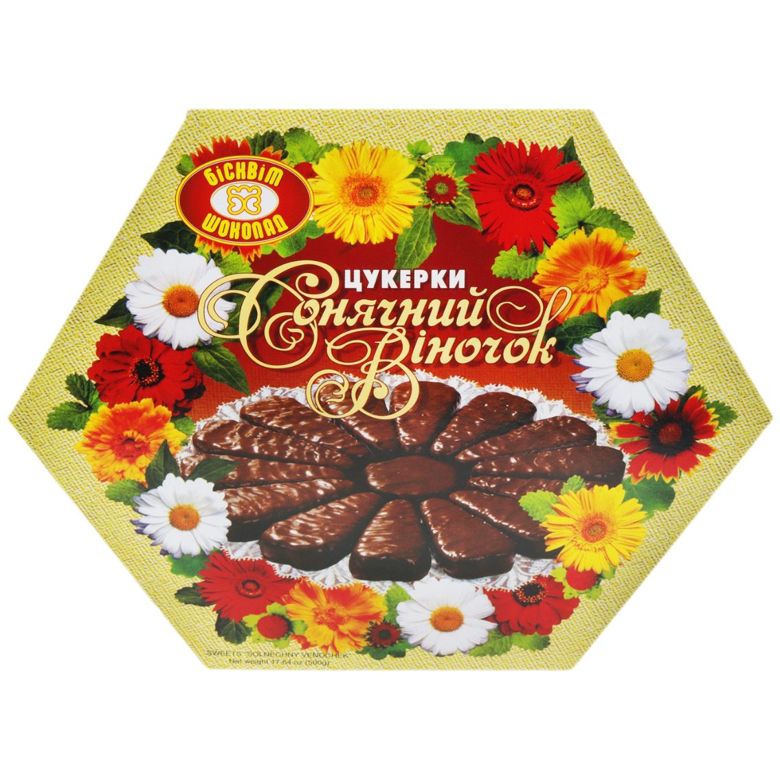 Bombones de gelatina en chocolate naranja Venochek 500g