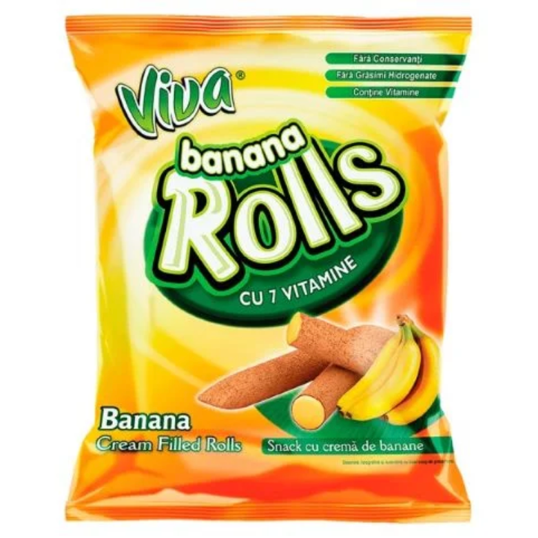 Banana Rolls VIVA 100g