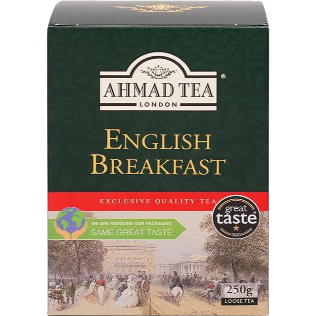 TE NEGRO ENGLISH BREAKFAST AHMAD 250G