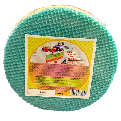 HOJAS DE BARQUILLO TRES COLORES 90G