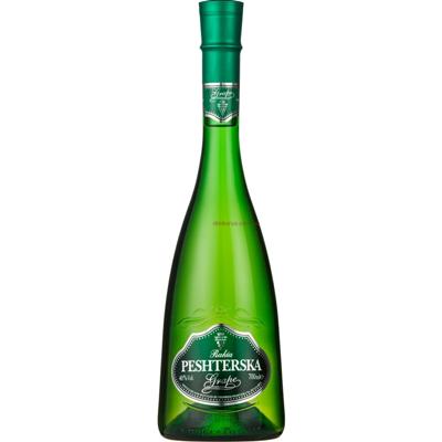 (384) “Rakiya” etiqueta verde Peshtera