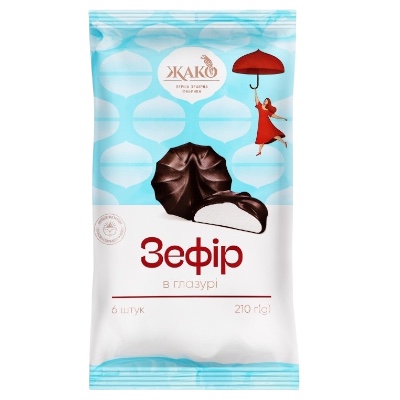 Zefir glaseado Jako 210G