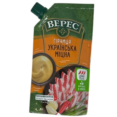 MOSTAZA UCRANIANA FURTE VERES 120G