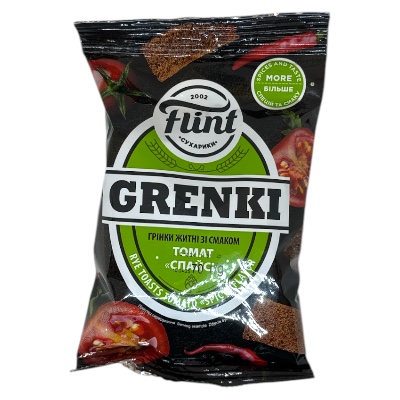 TOSTADITOS DE CENTENO SABOR TOMATE FLINT 70G
