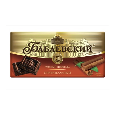 CHOCOLATE NEGRO ORIGINAL BABAEVSKIY 90G