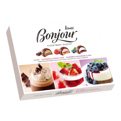 BONJOUR DIFERENTES SABORES KONTI 348G