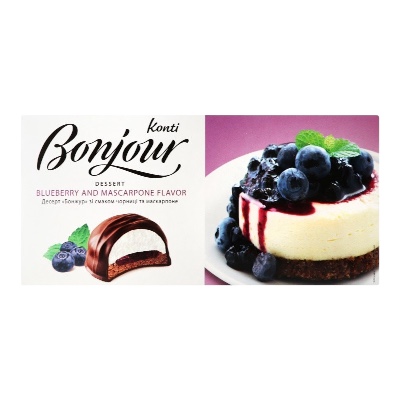 BONJOUR SABOR ARANDANO MASCARPONE KONTI 232G
