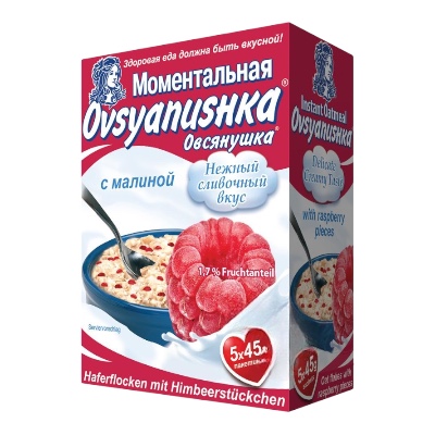 COPOS DE AVENA CON FRAMBUESA OVSANUSHKA 5*40G