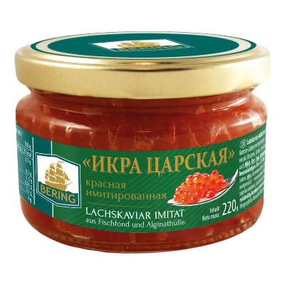 Sucedaneo de Caviar rojo Bering 220g