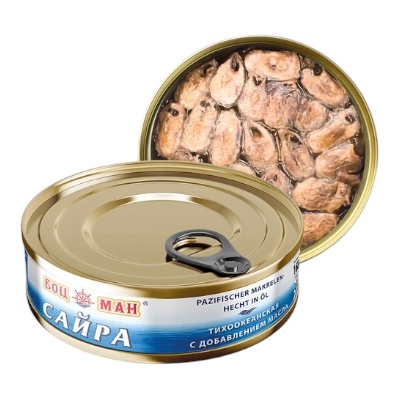 Pacific saury en aceite 180g