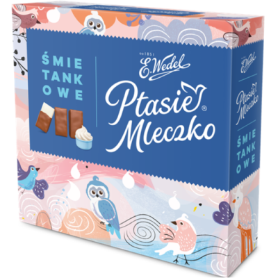 Bombones en caja Ptasie Mleczko sabor nata Wedel, 360G