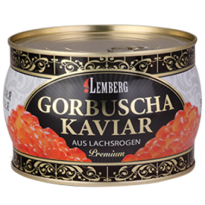 CAVIAR rojo Gorbusha PREMIUM LEMBERG, 400G (1570)