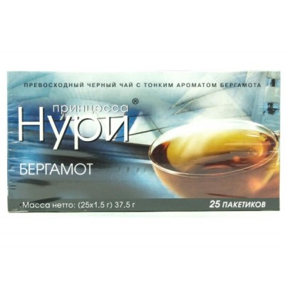 TE NEGRO BERGAMOTA NURI, 25*1,5G