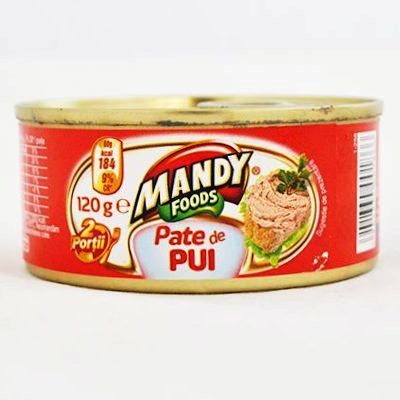 PATE DE POLLO MANDY, 120G