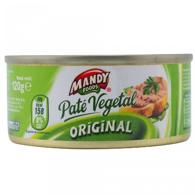 PATE VEGETAL ORIGINAL MANDY, 120G