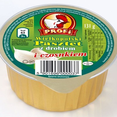 PATE DE POLLO CON AJO PROFI, 131G