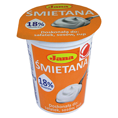Crema agria 18% 400G Jana
