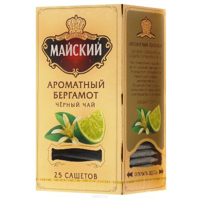 TE NEGRO CON BERGAMOTA MAISKIY 25*2G