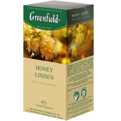 Te negro Honey Linden 25x1,5