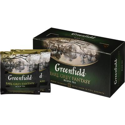 TE NEGRO EARL GREY Greenfield, 25*2G (12327)