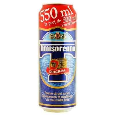 CERVEZA “TIMISOREANA” 5,0% 500ML