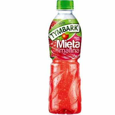 Refresco de frambuesa y menta Tymbark 500ml (877)