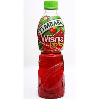 Refresco de guinda y manzana Tymbark, 500ml (110)